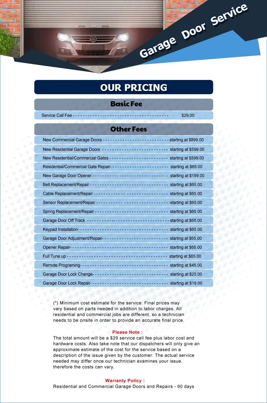 Eagle Garage Door Service Bowie, MD 301-290-0279